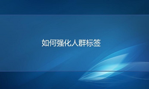<b>淘寶代運營：如何強化人群標簽</b>